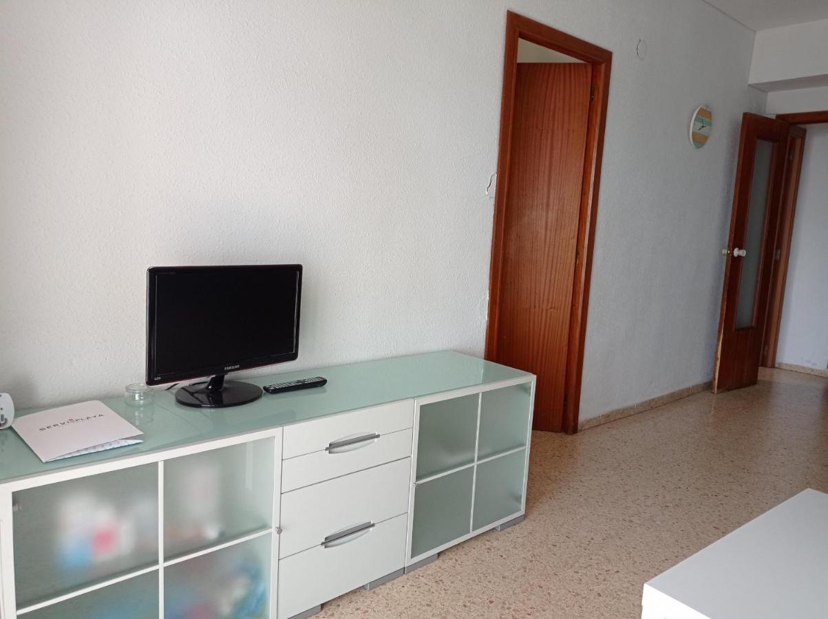 Apartamentos Bonaire 1ª Linea Wifi Solo Familias Serviplaya Gandía Dış mekan fotoğraf