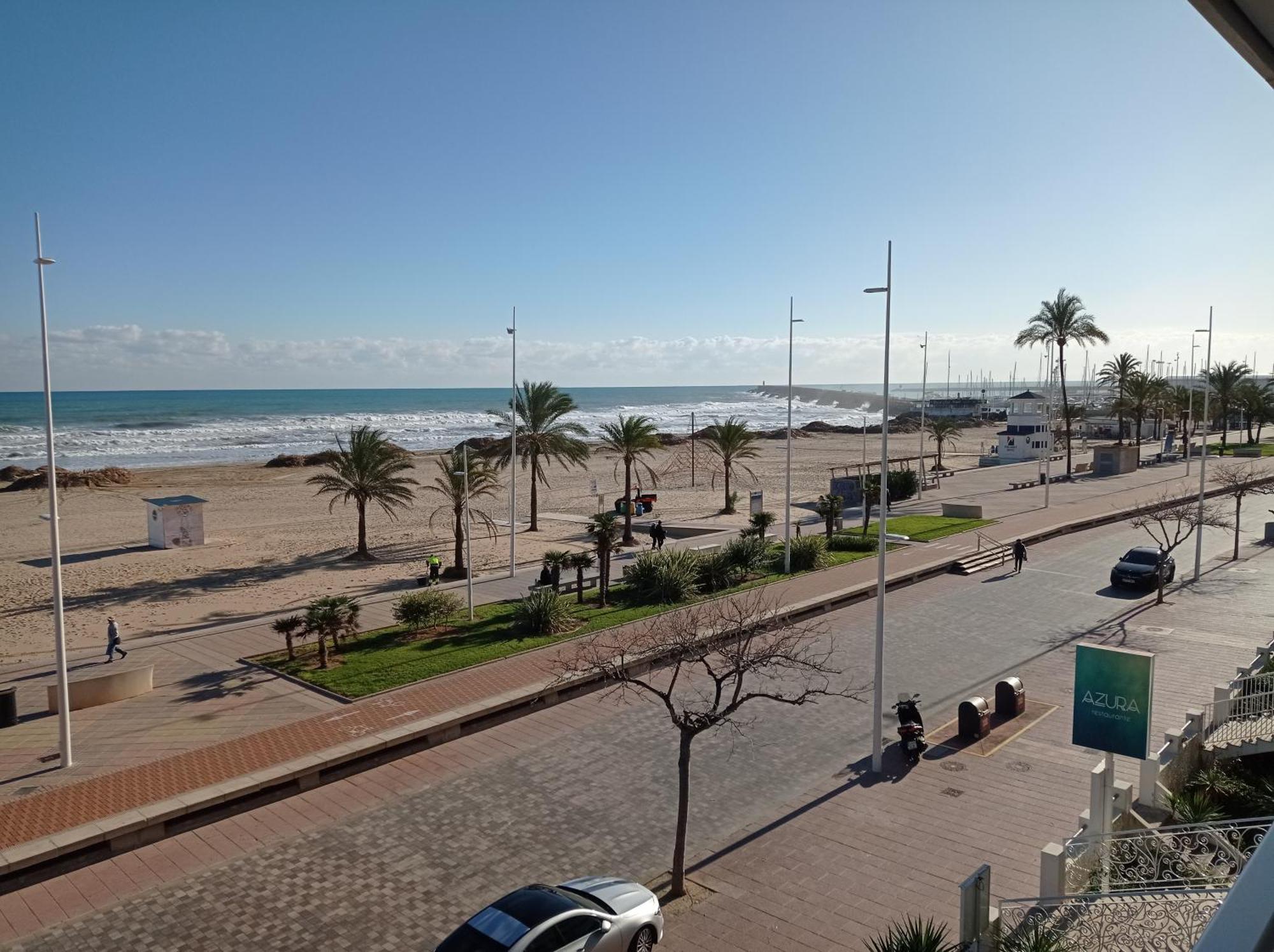 Apartamentos Bonaire 1ª Linea Wifi Solo Familias Serviplaya Gandía Dış mekan fotoğraf